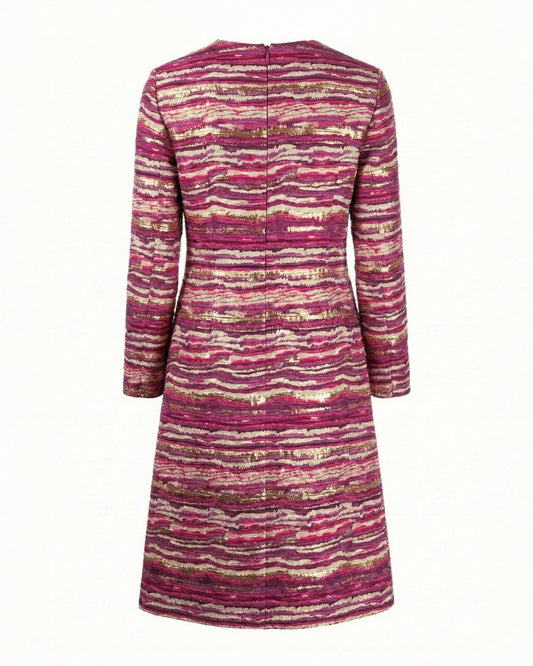 STRATA BROCADE DRESS