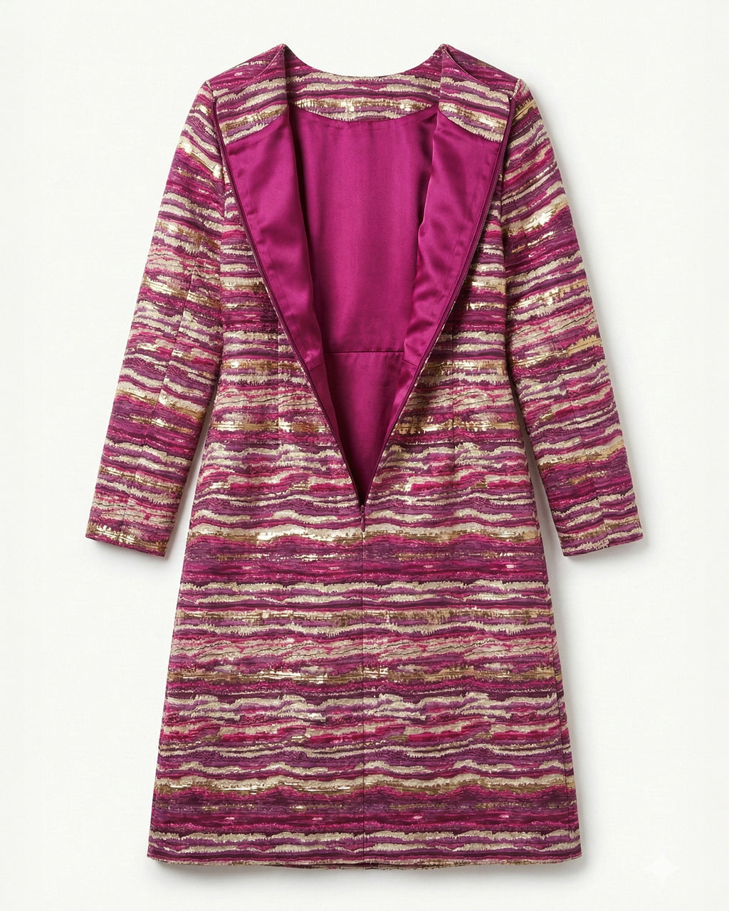 STRATA BROCADE DRESS