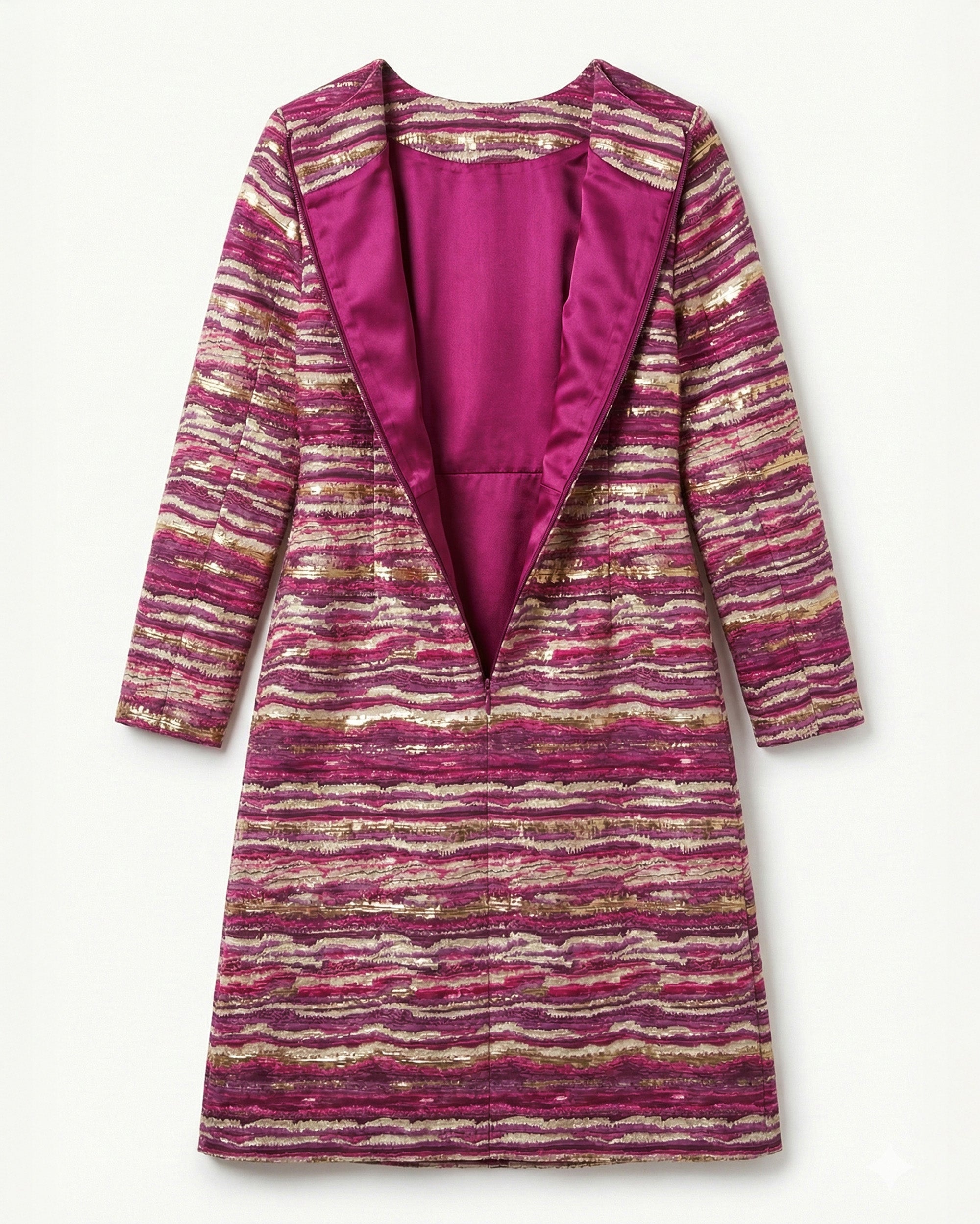 STRATA BROCADE DRESS