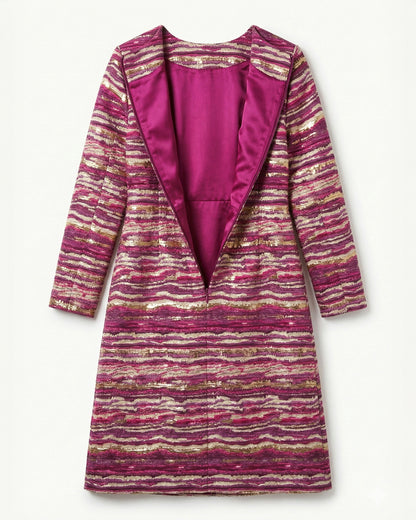 STRATA BROCADE DRESS