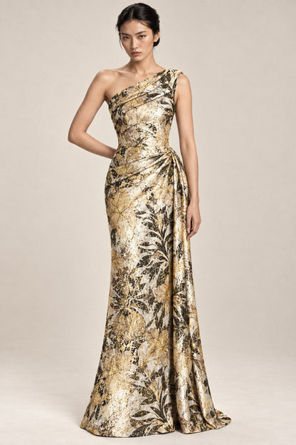 PINEAPPLE LAMÉ GOWN
