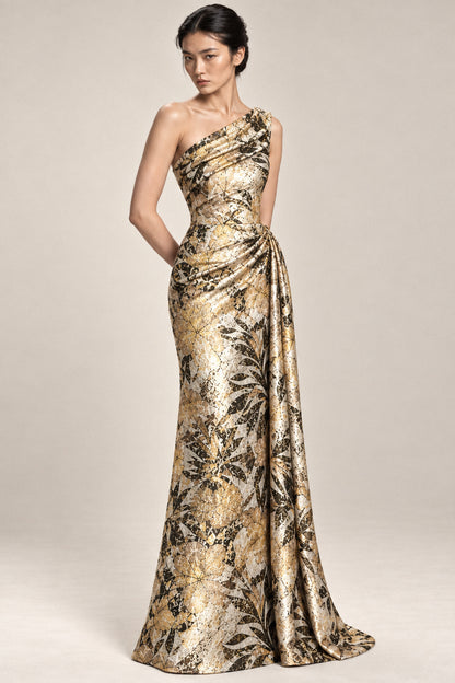 PINEAPPLE LAMÉ GOWN