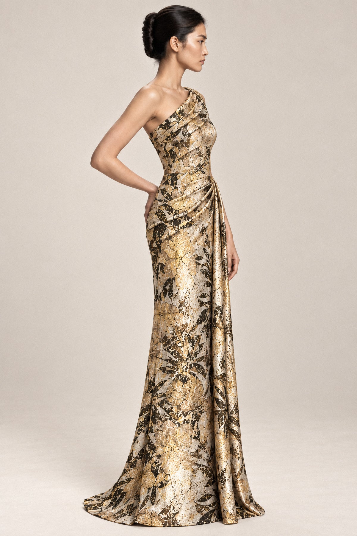 PINEAPPLE LAMÉ GOWN