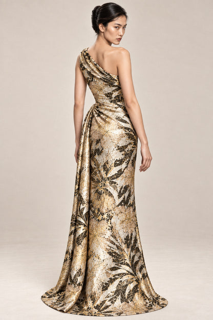 PINEAPPLE LAMÉ GOWN