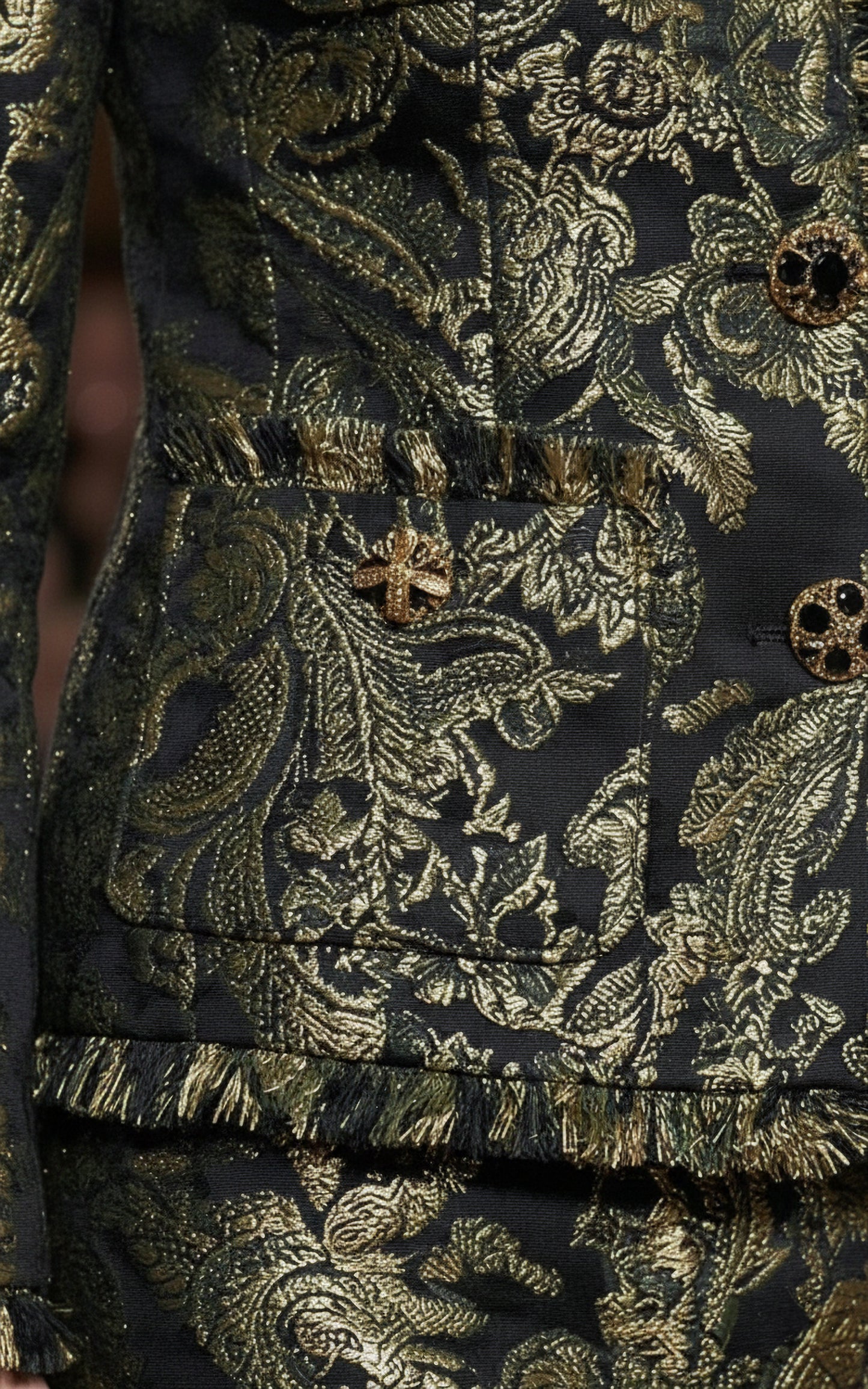 BROCADE SKIRT SUIT