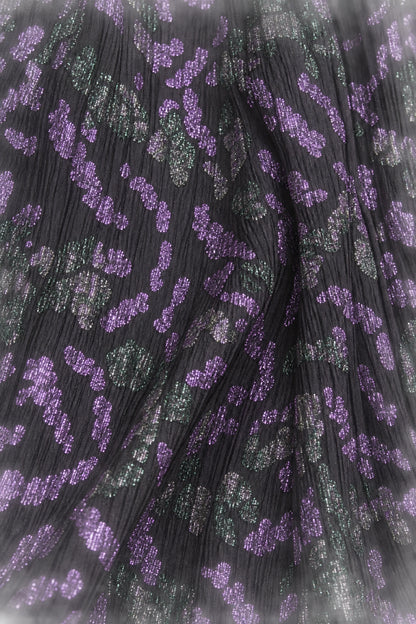 ROSETTE LAMÉ GOWN