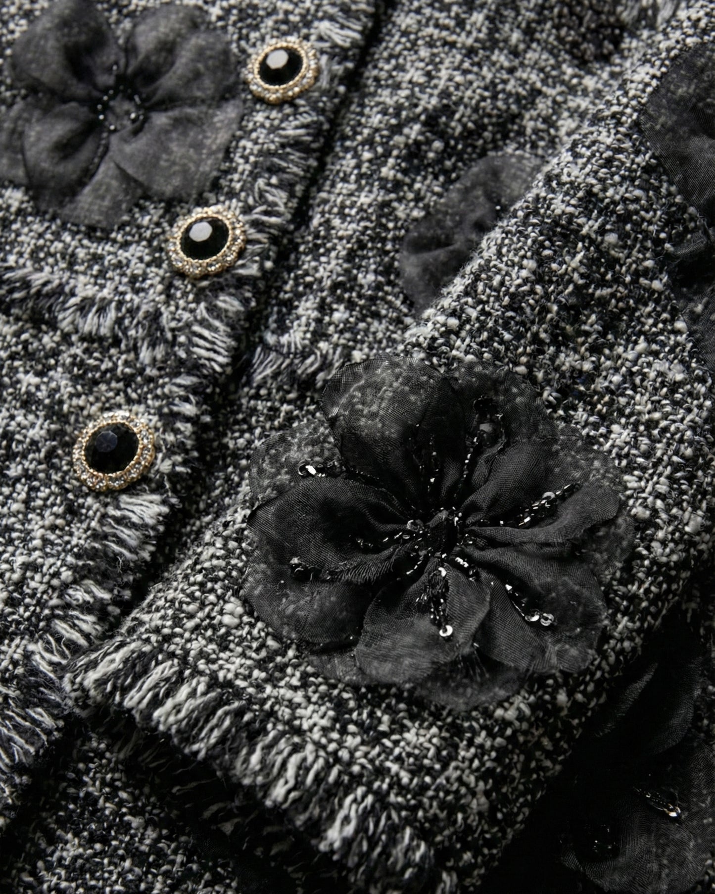 FLORAL TWEED JACKET