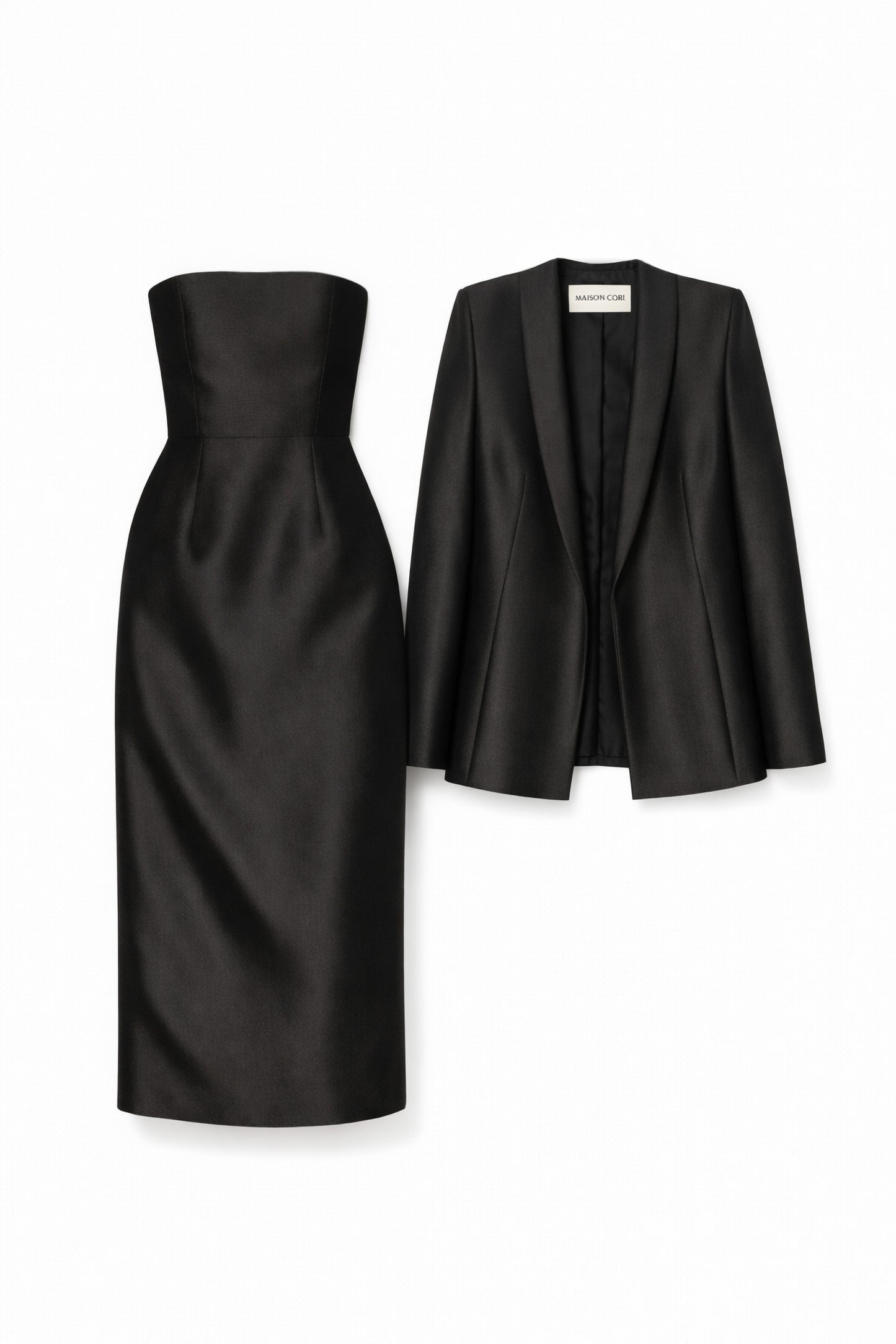 Silk Organza Dress and Jacket Set