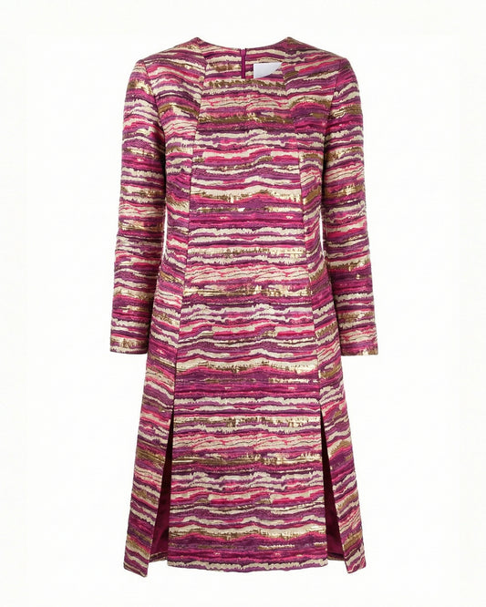 STRATA BROCADE DRESS