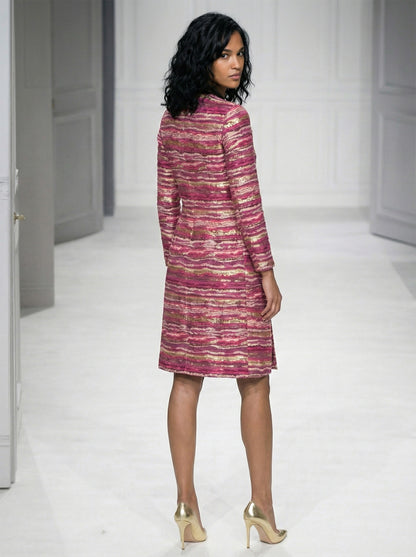 STRATA BROCADE DRESS