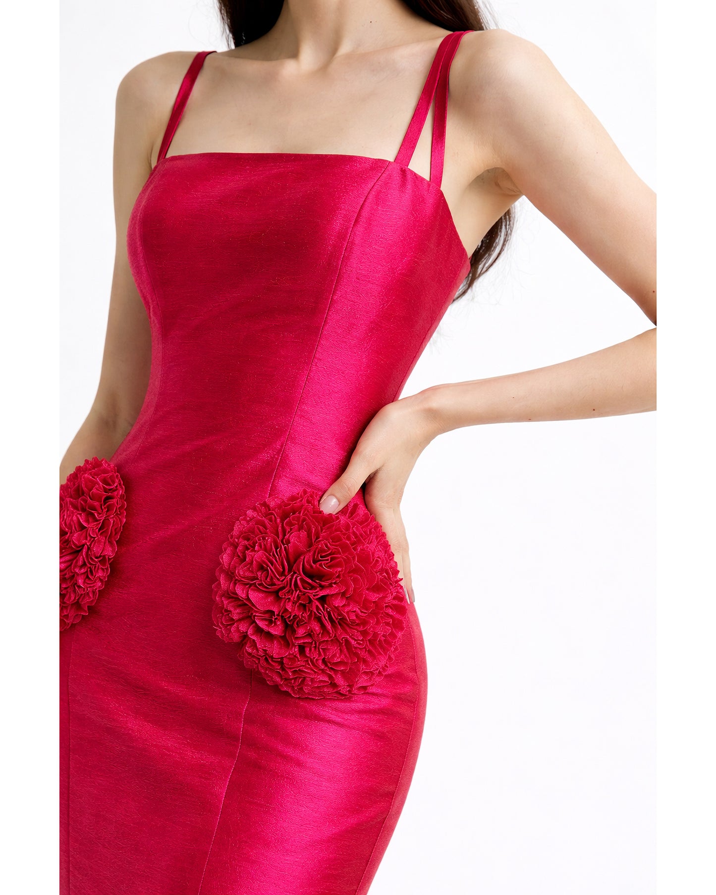 SCULPTED SILK MERMAID GOWN