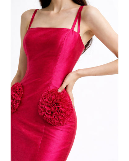 SCULPTED SILK MERMAID GOWN